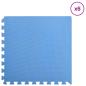 Preview: Pool Bodenschutzmatte 6 stk. Blau 2,16 ? EVA-Schaum
