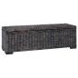 Preview: ARDEBO.de - Aufbewahrungsbox Schwarz 110 x 35 x 45 cm