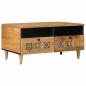 Preview: ARDEBO.de - Couchtisch Natur 80 x 54 x 40 cm Massivholz Mango