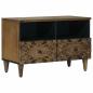 Preview: ARDEBO.de - TV-Schränk Braun 70 x 33,5 x 46 cm Massivholz Mango
