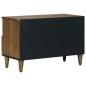 Preview: TV-Schränk Braun 70 x 33,5 x 46 cm Massivholz Mango