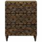 Preview: Aufbewahrungs-Sideboard Braun 60 x 33,5 x 75 cm