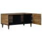 Preview: Couchtisch Braun 80 x 50 x 40 cm Massivholz Mango