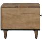 Preview: Couchtisch Braun 80 x 50 x 40 cm Massivholz Mango