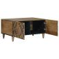 Preview: Couchtisch Braun 80 x 50 x 40 cm Massivholz Mango
