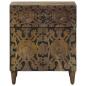Preview: Bettkasten Braun 50 x 33 x 60 cm Massivholz Mango