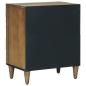 Preview: Bettkasten Braun 50 x 33 x 60 cm Massivholz Mango