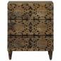 Preview: Bettkasten Braun 50 x 33 x 60 cm Massivholz Mango