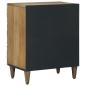 Preview: Bettkasten Braun 50 x 33 x 60 cm Massivholz Mango