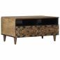 Preview: ARDEBO.de - Couchtisch Braun 80 x 54 x 40 cm Massivholz Mango