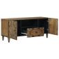 Preview: TV-Schr?nk Braun 105 x 33 x 46 cm Massivholz Mango