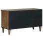 Preview: TV-Schränk Braun 80 x 33,5 x 46 cm Massivholz Mango
