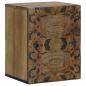 Preview: ARDEBO.de - Badezimmer Hängeschrank Braun 38 x 33,5 x 48 cm