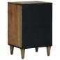 Preview: Badezimmerschrank Braun 38 x 33,5 x 58 cm Massivholz Mango
