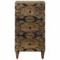Preview: Sideboard Braun 40 x 33,5 x 75 cm Massivholz Mango