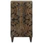 Preview: Sideboard mit Speicher Braun 40 x 33,5 x 75 cm Massivholz Mango