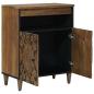 Preview: Sideboard mit Speicher Braun 60 x 33,5 x 75 cm Massivholz Mango