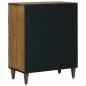 Preview: Sideboard mit Speicher Braun 60 x 33,5 x 75 cm Massivholz Mango