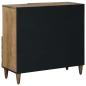 Preview: Sideboard mit Speicher Braun 80 x 33,5 x 75 cm Massivholz Mango
