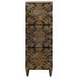 Preview: Hochschrank Braun 40 x 33,5 x 110 cm Massivholz Mango