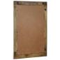 Preview: Wandspiegel Walnussbraun 70 x 50 cm Holzwerkstoff und Glas