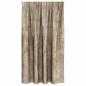 Preview: Samtvorhänge 2 Stk. Champagner 140 x 140 cm Samt
