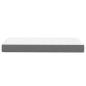 Preview: Bettmatratze mit Matratze Hellgrau 100 x 200 cm Stoff