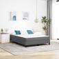 Preview: ARDEBO.de - Bettmatratze mit Matratze Hellgrau 140 x 190 cm Stoff