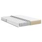 Preview: Bettmatratze mit Matratze Salbei 140 x 190 cm Stoff
