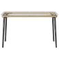 Preview: Gartentisch Natur 80 x 40 x 45 cm Poly-Rattan