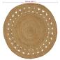 Preview: Bereichsteppiche Natur Ø 120 cm Jute