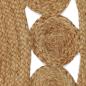 Preview: Bereichsteppiche Natur Ø 90 cm Jute