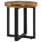 Preview: Couchtisch Braun 40 x 40 x 45 cm Massives Teakholz