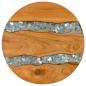 Preview: Couchtisch Braun 40 x 40 x 45 cm Massives Teakholz