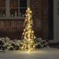 Preview: ARDEBO.de - Weihnachtsbaum 100 LEDs Warmes Weiß 120 cm PET