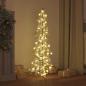 Preview: Weihnachtsbaum 100 LEDs Warmes Weiß 120 cm PET