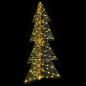 Preview: Weihnachtsbaum 160 LEDs Warmes Weiß 150 cm PET