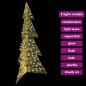 Preview: Weihnachtsbaum mit 240 LEDs Warmes Weiß 180 cm PET
