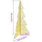 Preview: Weihnachtsbaum mit 240 LEDs Warmes Weiß 180 cm PET