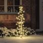 Preview: ARDEBO.de - Weihnachtsbaum 100 LEDs Warmes Weiß 120 cm Rattan