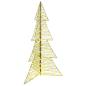 Preview: Weihnachtsbaum 240 LEDs Warmes Weiß 180 cm Rattan
