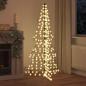 Preview: Weihnachtsbaum 240 LEDs Warmes Weiß 180 cm Rattan