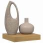 Preview: Wandregal Wandhalterung Braun 23 x 23,5 x 3,8 cm Holzwerkstoff