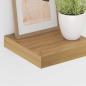 Preview: Wandregal Wandhalterung Braun 23 x 23,5 x 3,8 cm Holzwerkstoff