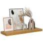 Preview: Wandregal Wandhalterung Beige 90 x 23,5 x 3,8 cm Holzwerkstoff