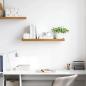 Preview: Wandregal Wandhalterung Beige 90 x 23,5 x 3,8 cm Holzwerkstoff
