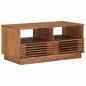 Preview: ARDEBO.de - Handgefertigter Kaffeetisch Teakbraun 85 x 45,5 x 40 cm