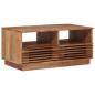 Preview: Handgefertigter Kaffeetisch Teakbraun 85 x 45,5 x 40 cm