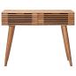 Preview: Handgemachter Schreibtisch Teakbraun 100 x 48 x 76 cm