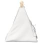 Preview: Haustier-Tipi mit Kissen Weiß 50 x 50 x 60 cm Polyester